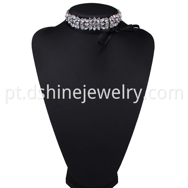 Multilayer Velvet Collar Bow Choker Necklace